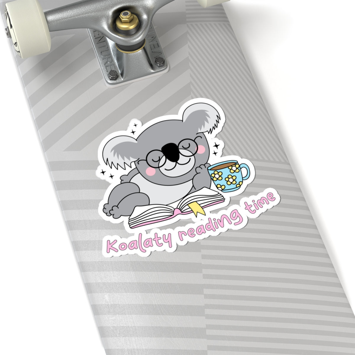 Koala Book Lovers Laptop Stickers