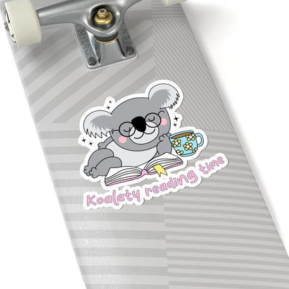 Koala Book Lovers Laptop Stickers