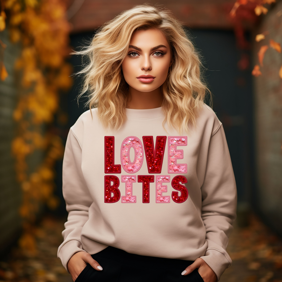 Love Bites Valentine's Day Sweatshirt