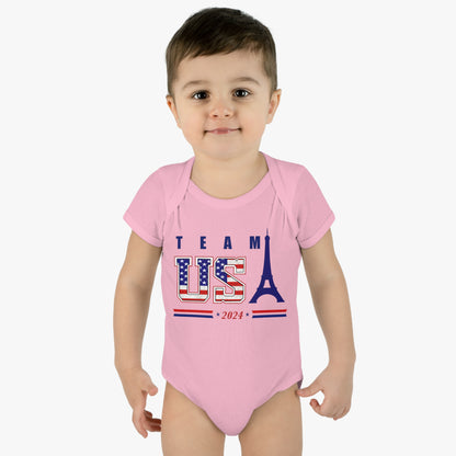 TEAM USA 2024 Paris Olympics Infant Baby Rib Bodysuit