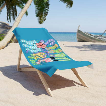 Summer Vibes Beach Towel