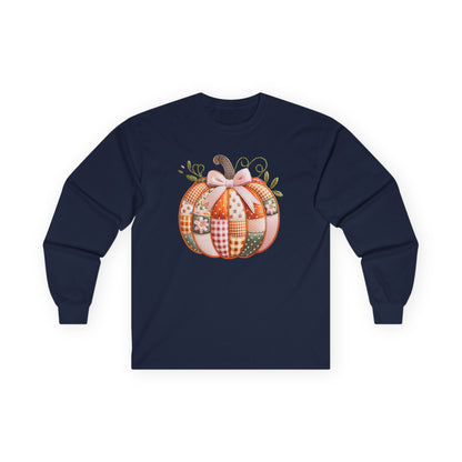 Fall Pumpkin Patch Adult Long Sleeve Tee