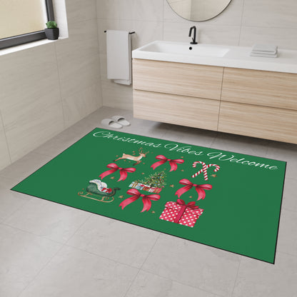 Christmas Vibes Welcome Heavy Duty Floor Mat