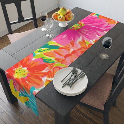 Bright Tropical Table Runner (Cotton, Poly)