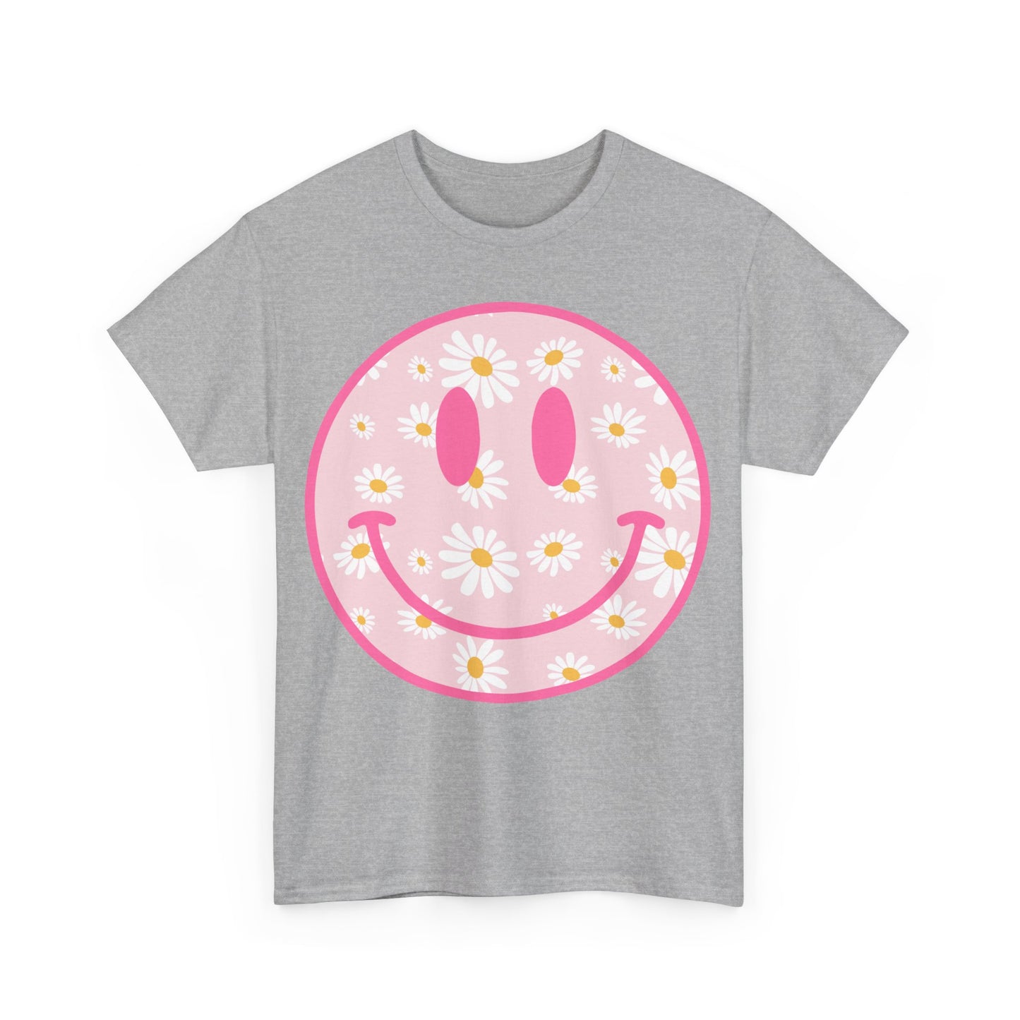 Groovy Retro Daisy Smiley Face T-Shirt