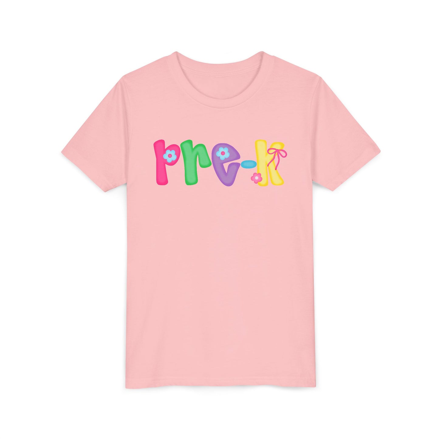 Colorful Pre-K Youth Back to School Tee