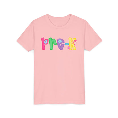 Colorful Pre-K Youth Back to School Tee