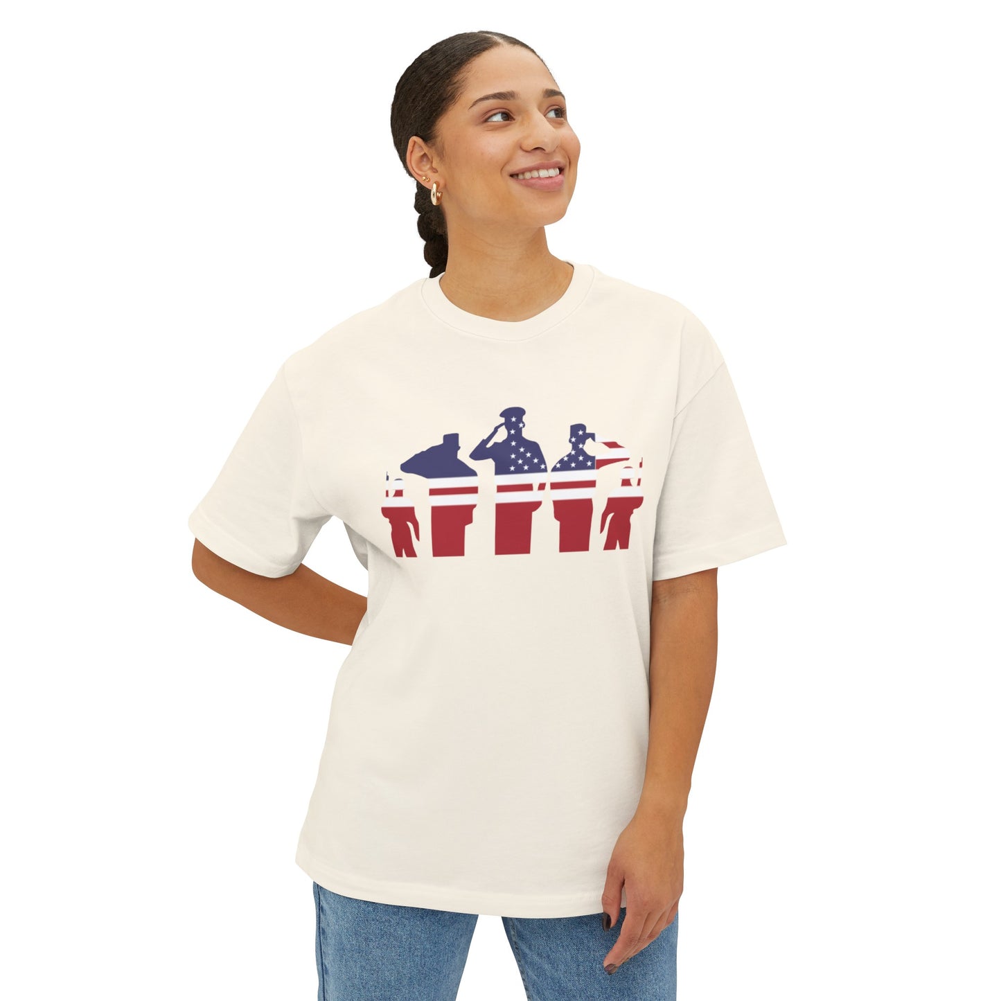 4th of July Military Salute Tee