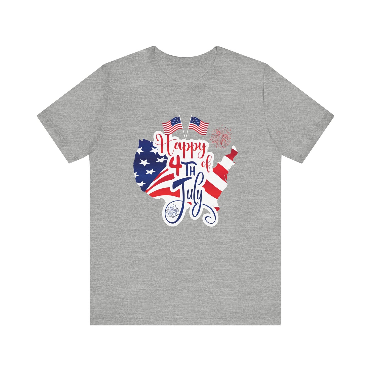 Happy 4th of July Unisex Jersey Short Sleeve Tee