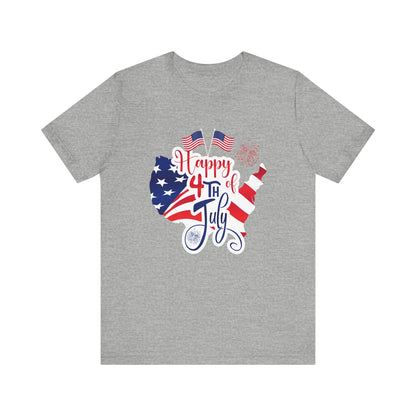 Happy 4th of July Unisex Jersey Short Sleeve Tee