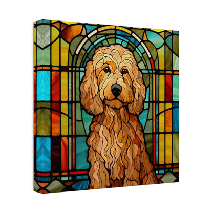 Goldendoodle Wall Art Matte Canvas