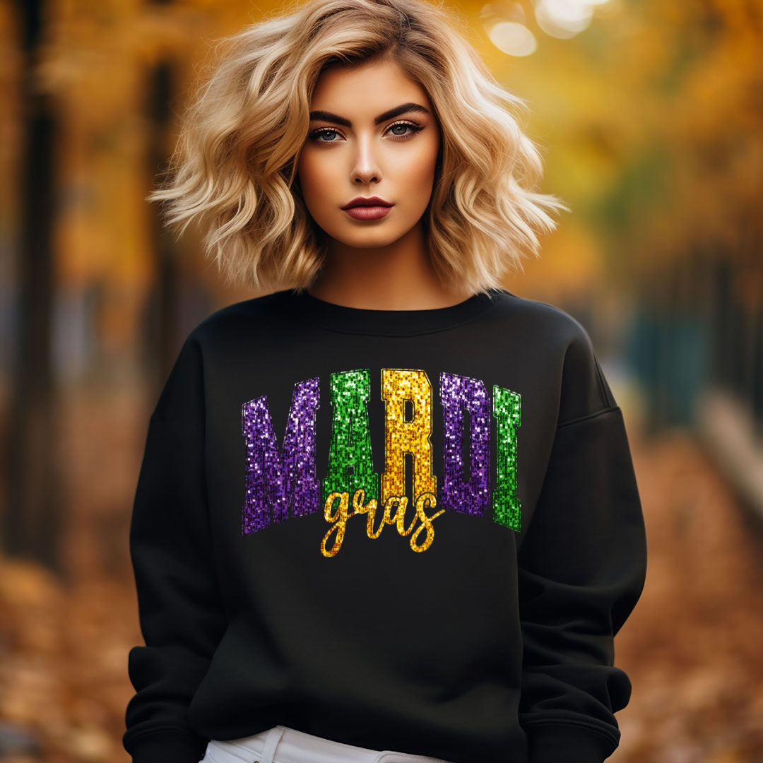 Mardi Gras Long Sleeve Tee