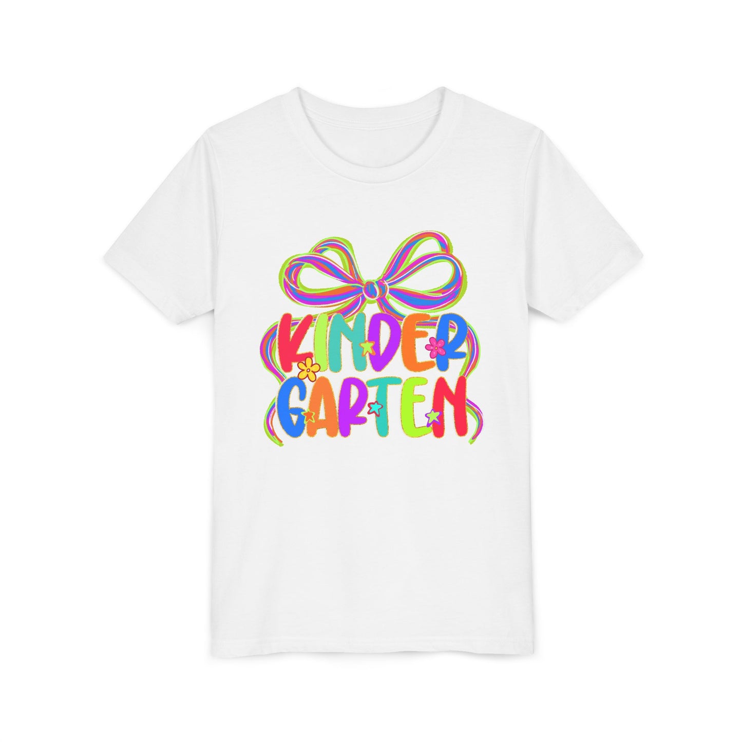 Neon Kindergarten Back to School Tee