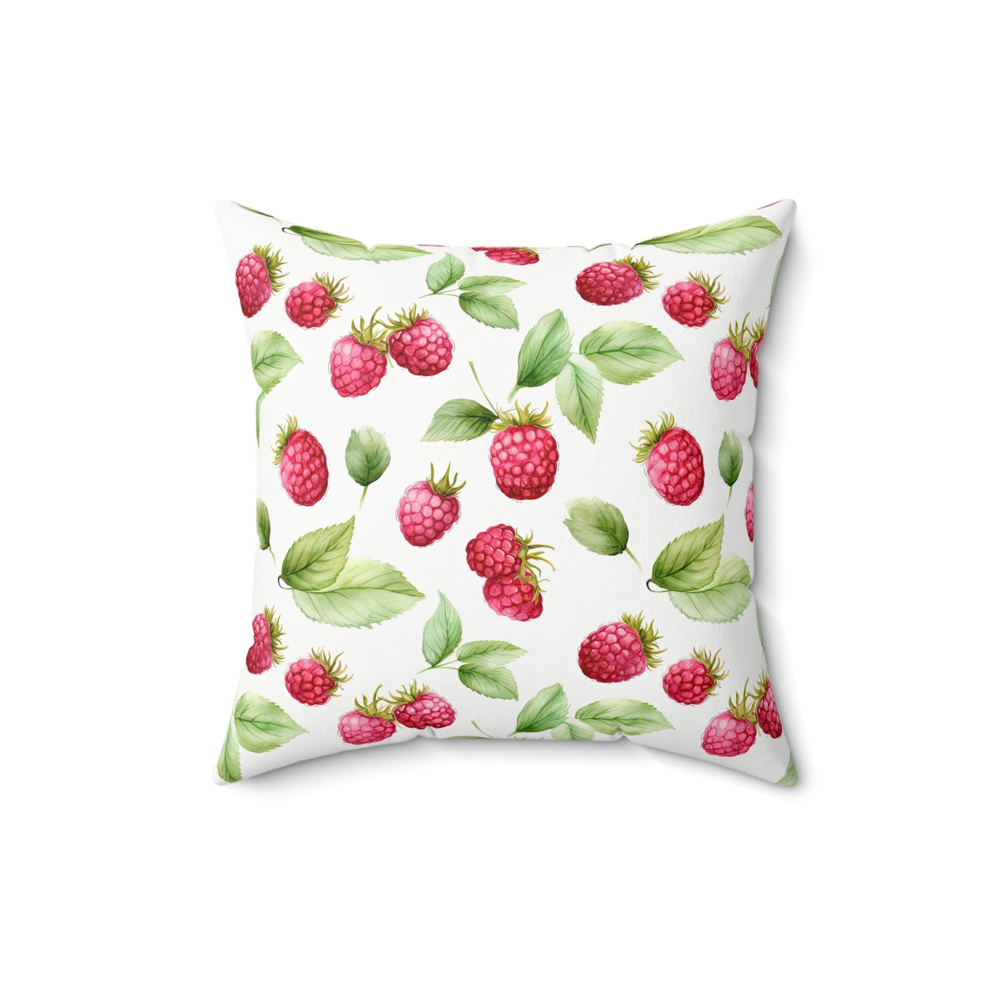 Coquette Raspberry Square Pillow