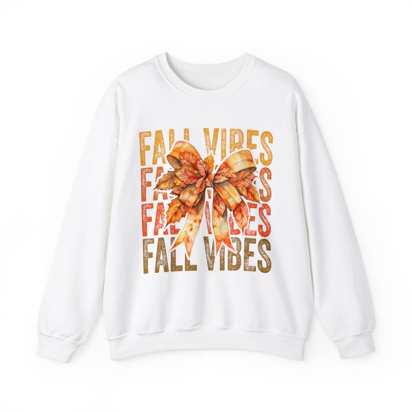 Fall Vibes Coquette Bow Sweatshirt