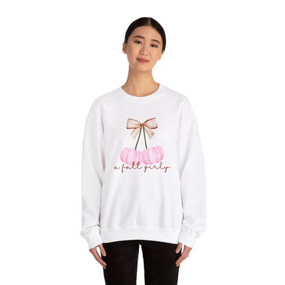 A Coquette Fall Girly Sweatshirt