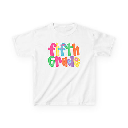 Back to School Fifth Grade Kids Tee