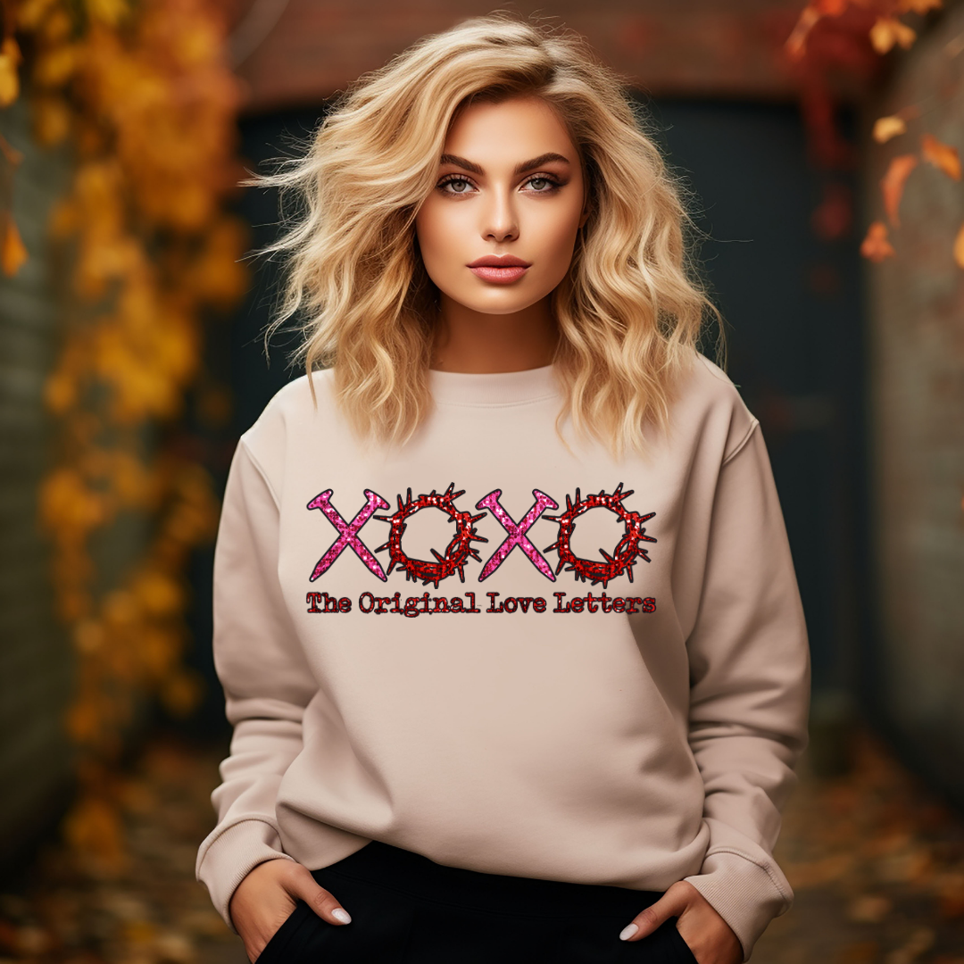 The Original Love Letters Christian Valentine's Day Sweatshirt