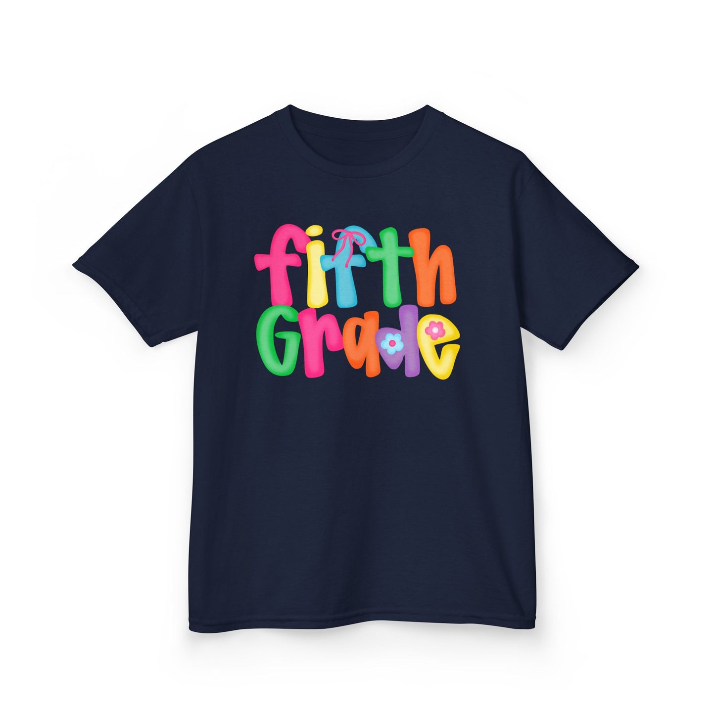 Back to School Fifth Grade Kids Tee