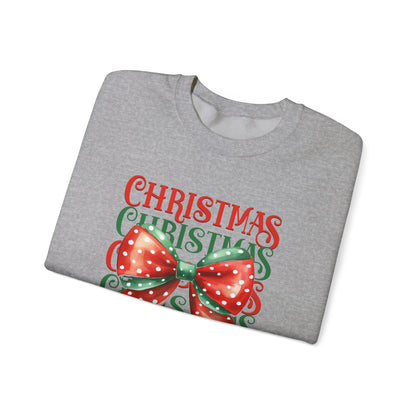 Christmas Coquette Bow Sweatshirt