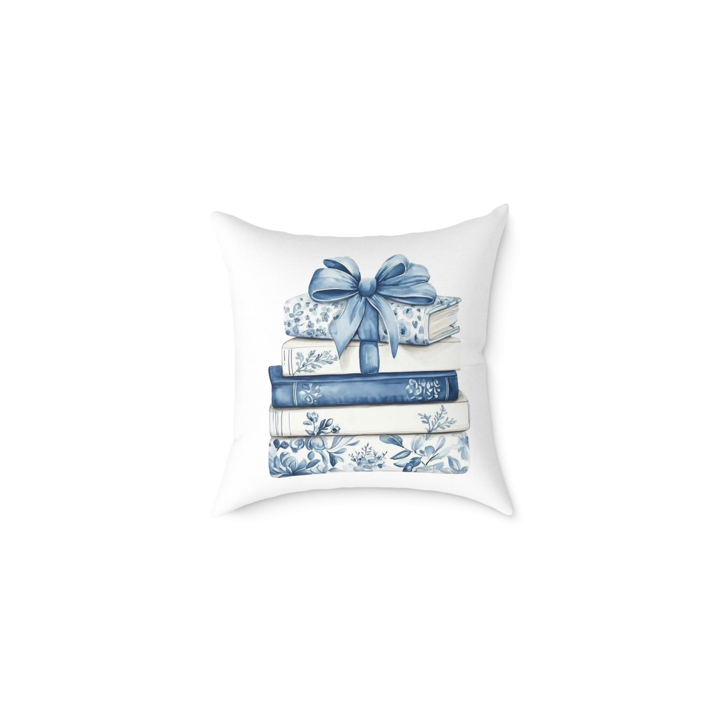 Coquette Book Stack Decorative Pillow