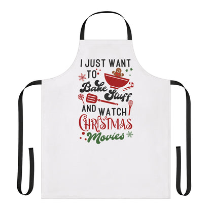 Bake and Watch Christmas Movies Apron