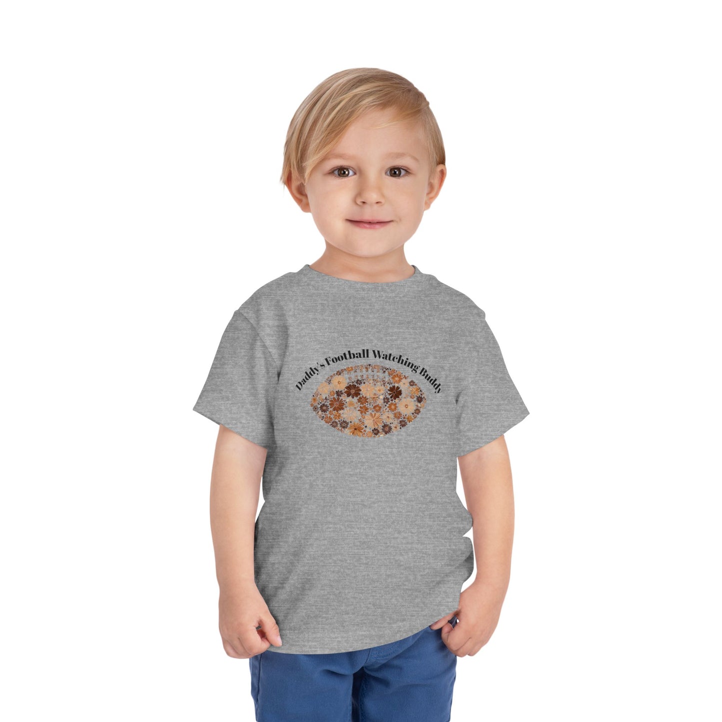 Daddy's Football Watching Buddy Toddler Tee