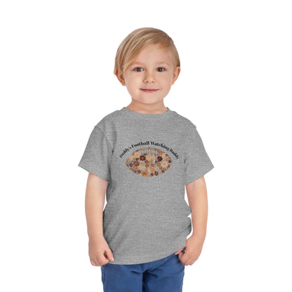 Daddy's Football Watching Buddy Toddler Tee