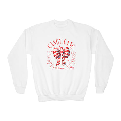 Candy Cane Christmas Club Youth Sweatshirt