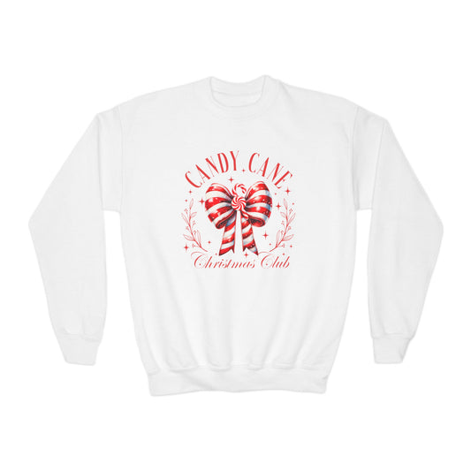 Candy Cane Christmas Club Youth Sweatshirt