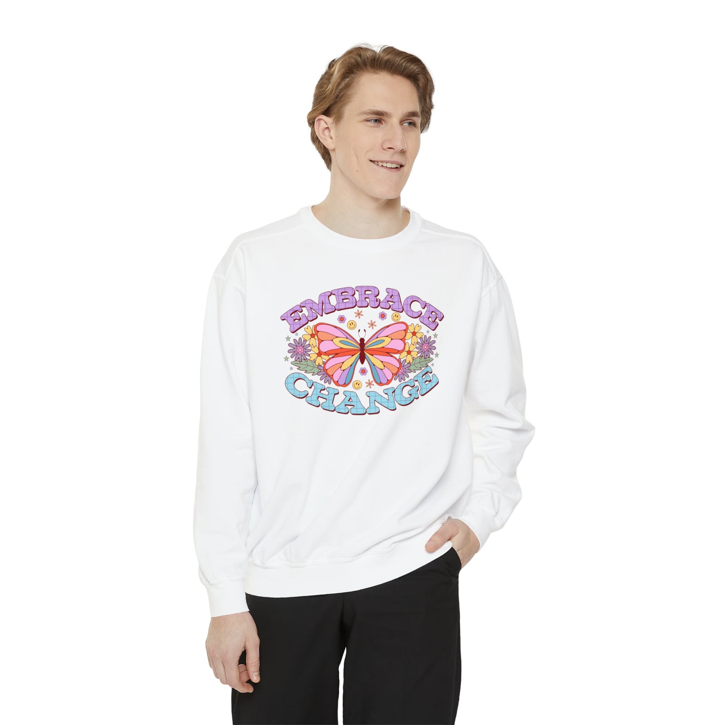 Embrace Change Comfort Colors Soft Sweatshirt