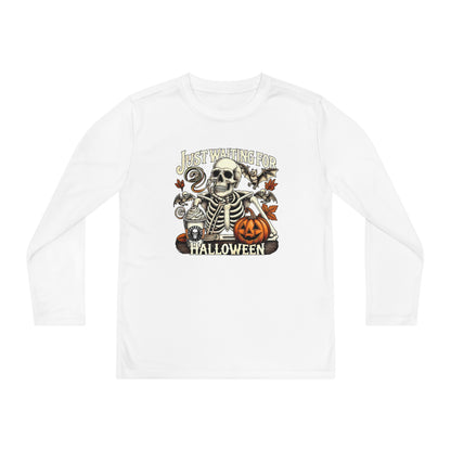 I'm Just Waiting For Halloween Youth Long Sleeve T-Shirt