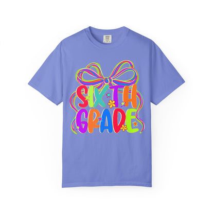 Sixth Grade Neon Back to School T-Shirt
