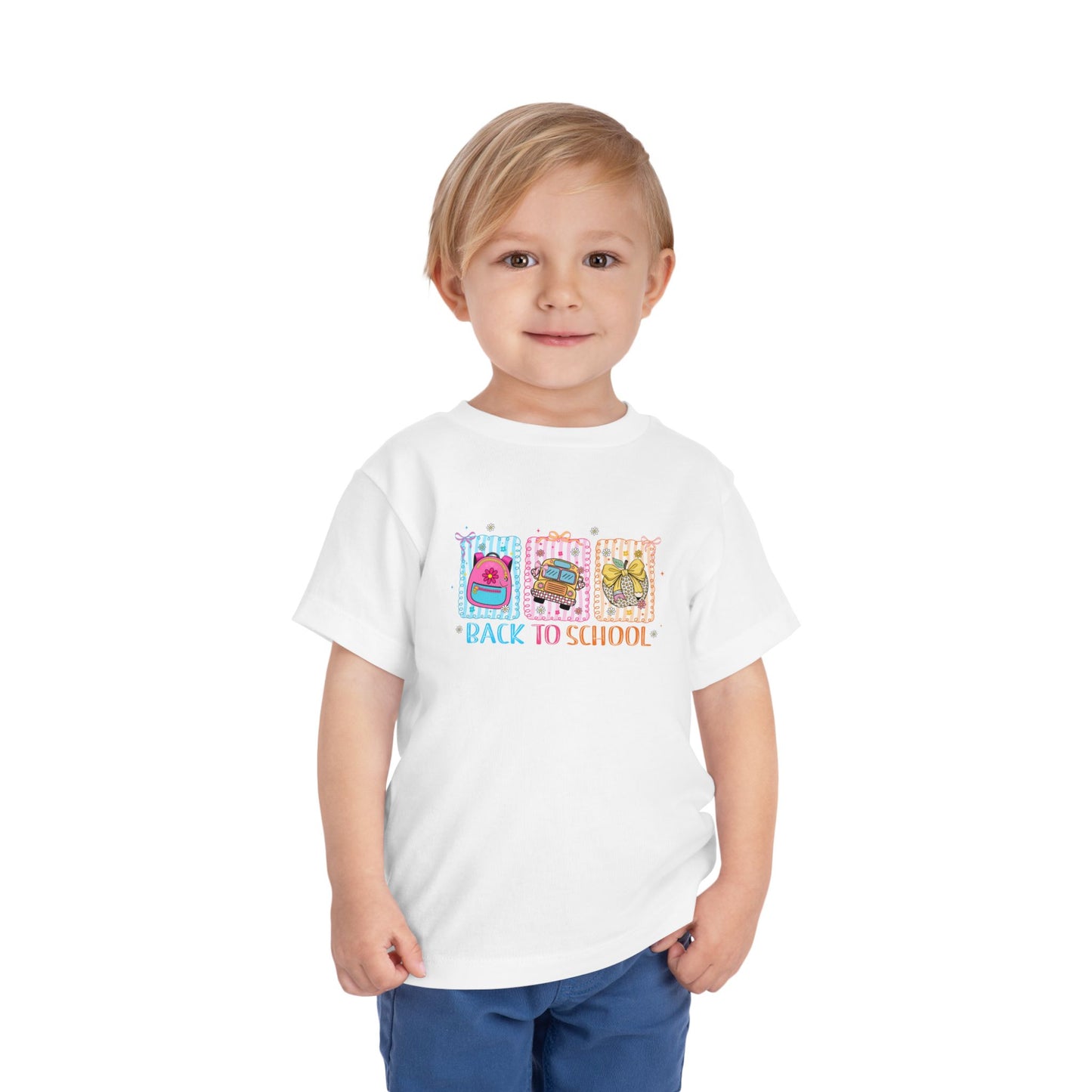 Back to School Toddler Short Sleeve Tee
