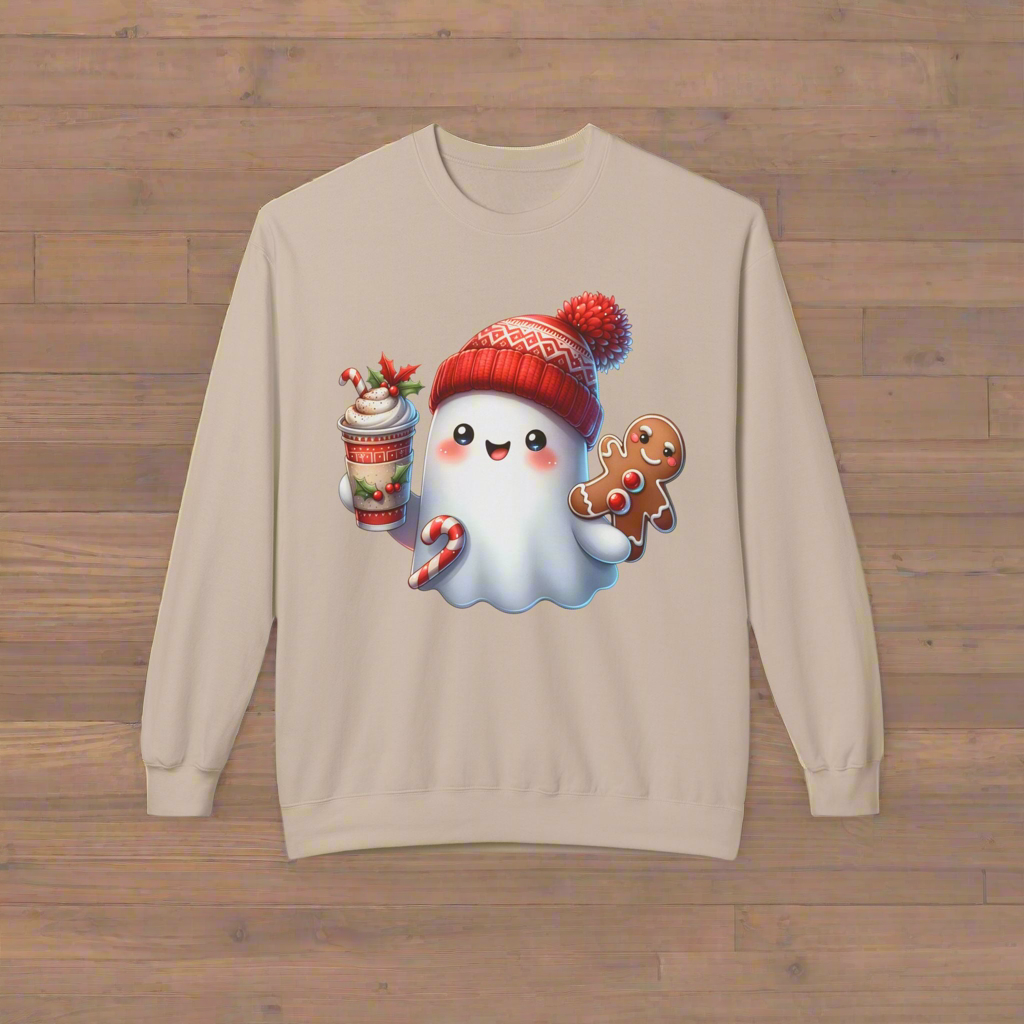 Cute Christmas Ghost Sweatshirt