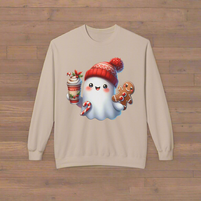 Cute Christmas Ghost Sweatshirt