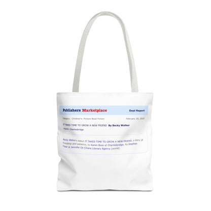 Tote Bag — Publishers Marketplace Announcement Tote