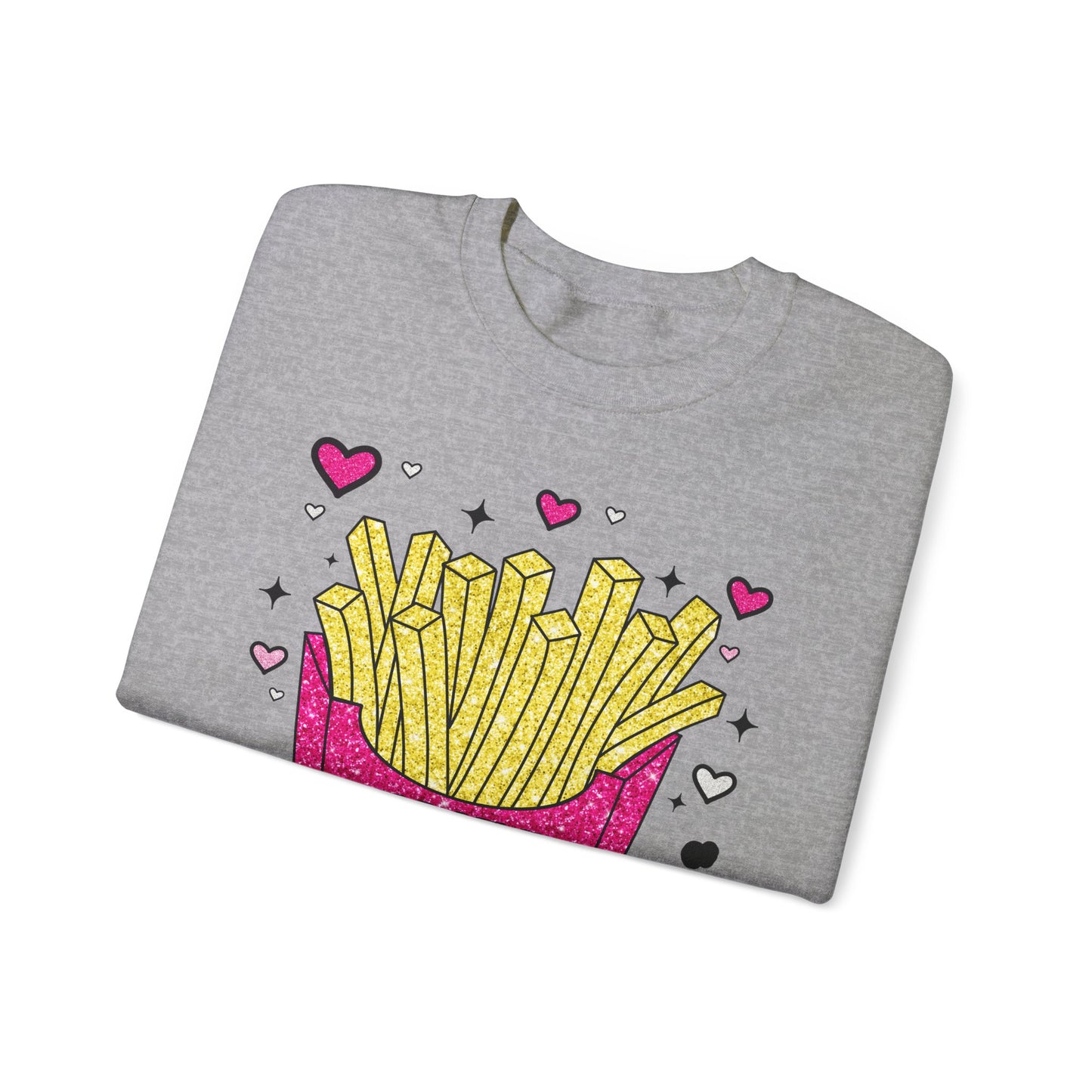 Fries Before Guys Funny Valentine's Day Sweatshirt