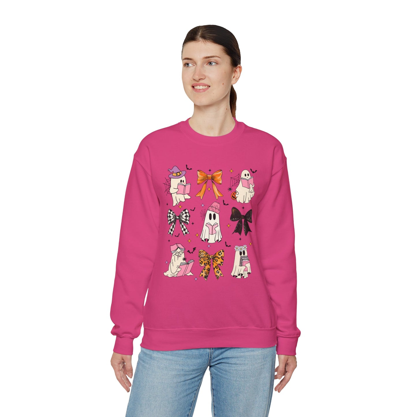 Coquette Ghosts and Books Sweatshirt