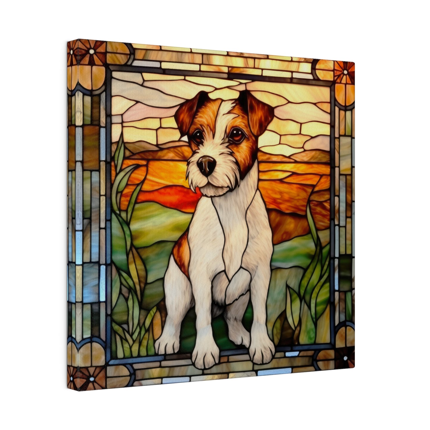 Jack Russell Wall Art Matte Canvas