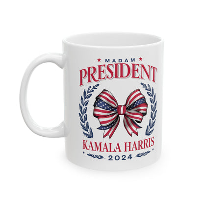 Coquette Madam President Ceramic Mug, (11oz, 15oz)