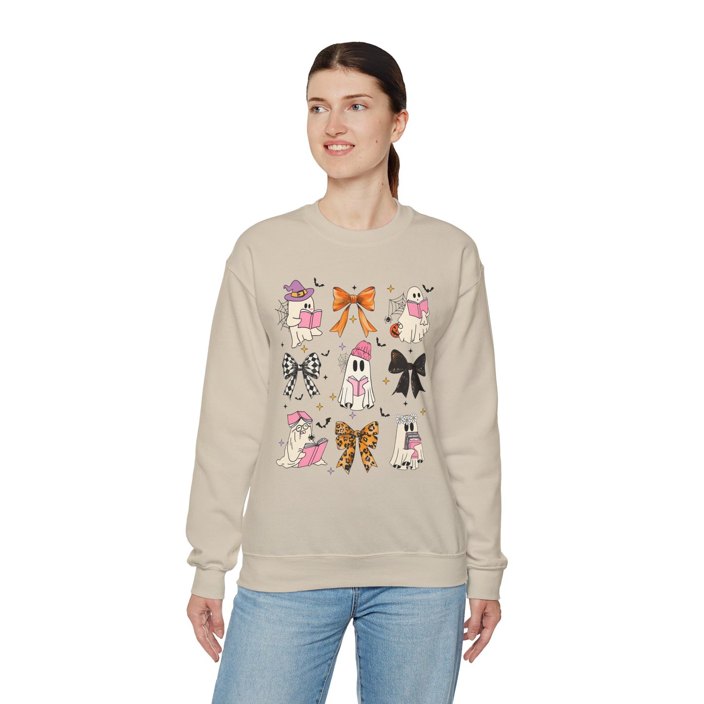 Coquette Ghosts and Books Sweatshirt