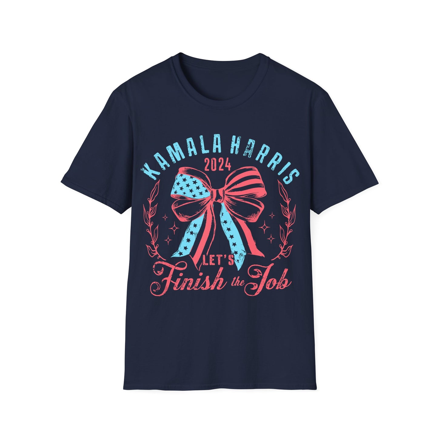 Kamala Let's Finish the Job Unisex Softstyle T-Shirt