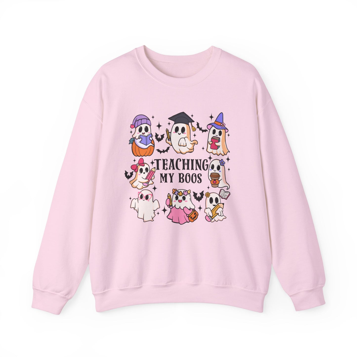 Teaching My Boos Halloween Unisex Heavy Blend™ Crewneck Sweatshirt