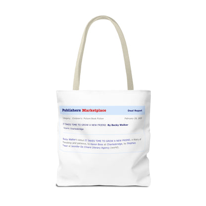 Tote Bag — Publishers Marketplace Announcement Tote