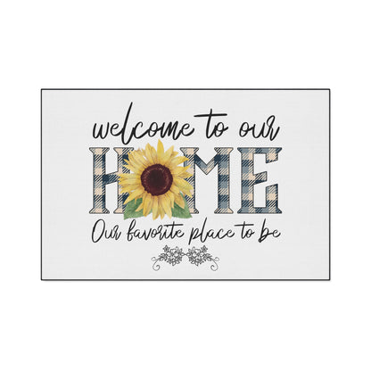 Welcome to Our Home Heavy Duty Welcome Mat