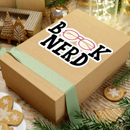 Book Nerd Kiss-Cut Stickers