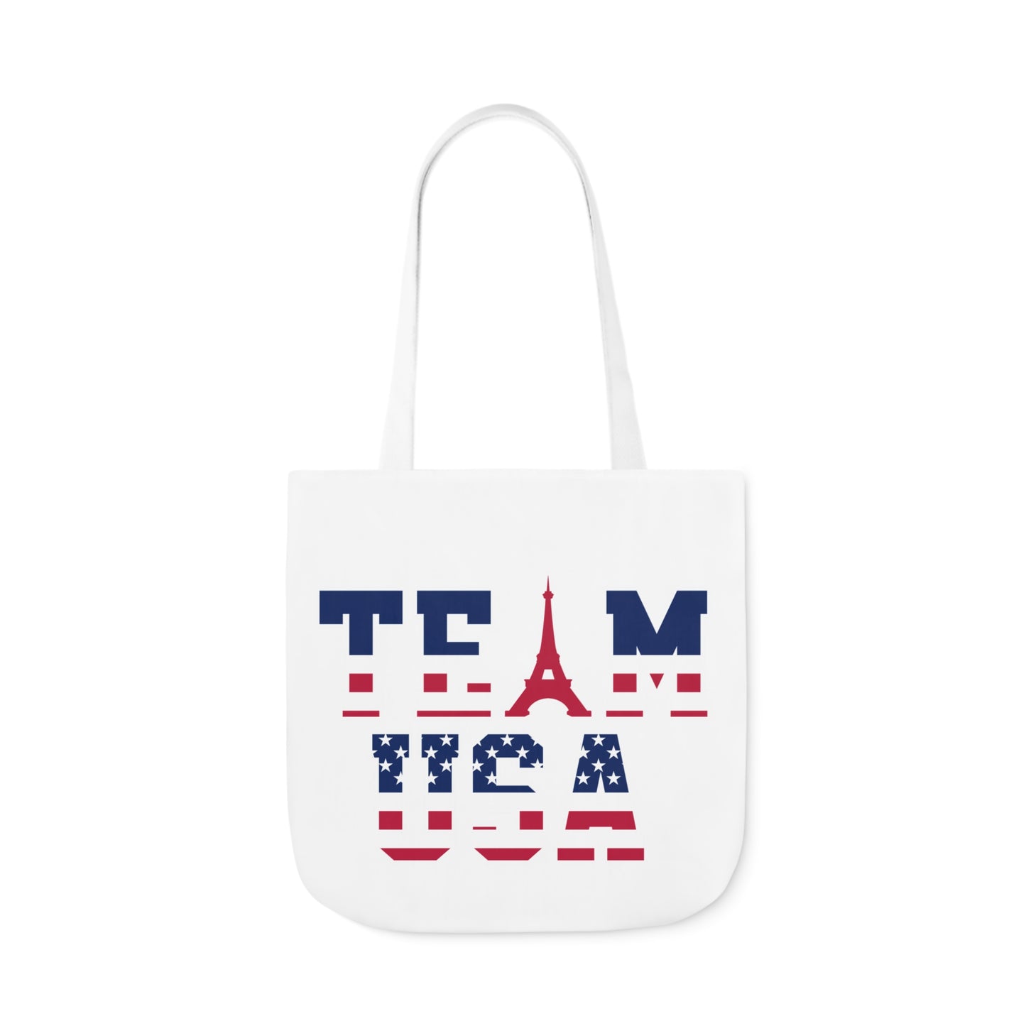 Team USA Paris Olympics Canvas Tote Bag, 5-Color Straps