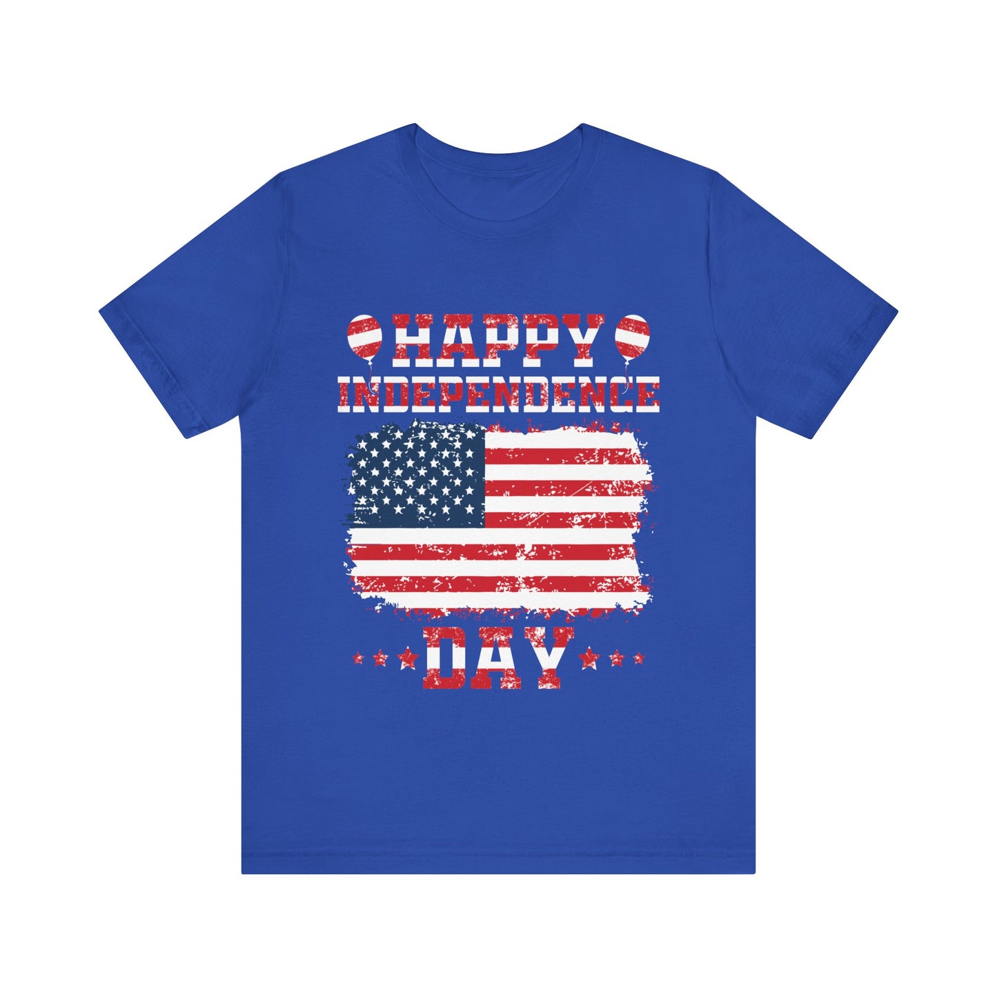 Happy Independence Day Unisex Jersey Short Sleeve Tee