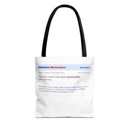 Tote Bag — Publishers Marketplace Announcement Tote